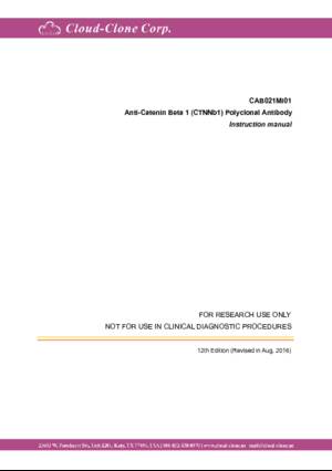 Anti-Catenin-Beta-1-(CTNNb1)-Polyclonal-Antibody-CAB021Mi01.pdf