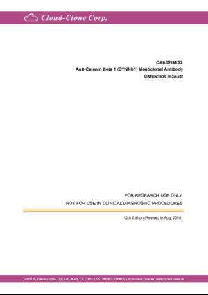 Anti-Catenin-Beta-1-(CTNNb1)-Monoclonal-Antibody-CAB021Mi22.pdf