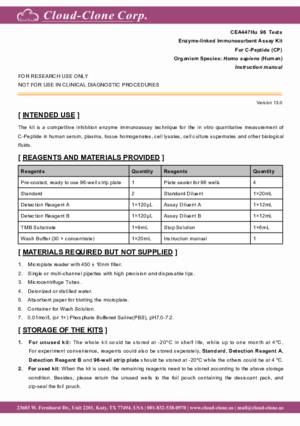 ELISA-Kit-for-C-Peptide-(CP)-CEA447Hu.pdf