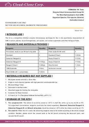 ELISA-Kit-for-Beta-Hydroxybutyric-Acid-(bHB)-CEB022Ge.pdf