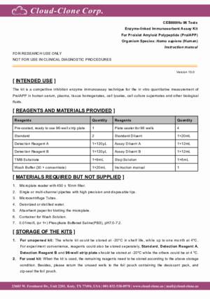 ELISA-Kit-for-Proislet-Amyloid-Polypeptide-(ProIAPP)-CEB899Hu.pdf