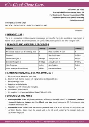 ELISA-Kit-for-Nicotinamide-Adenine-Dinucleotide-(NAD)-CEG409Ge.pdf