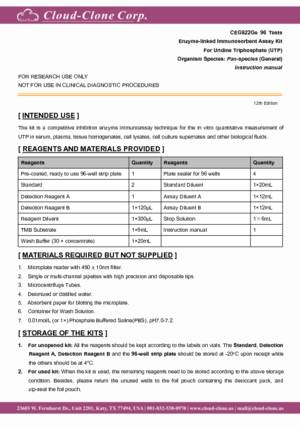 ELISA-Kit-for-Uridine-Triphosphate-(UTP)-CEG822Ge.pdf