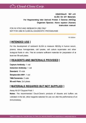 ELISA-Kit-DIY-Materials-for-Regenerating-Islet-Derived-Protein-3-Gamma-(REG3g)-KSE676Hu01.pdf