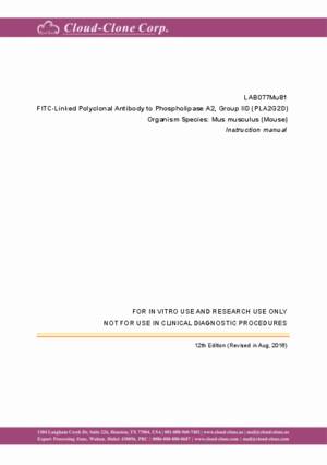 FITC-Linked-Polyclonal-Antibody-to-Phospholipase-A2--Group-IID-(PLA2G2D)-LAB077Mu81.pdf