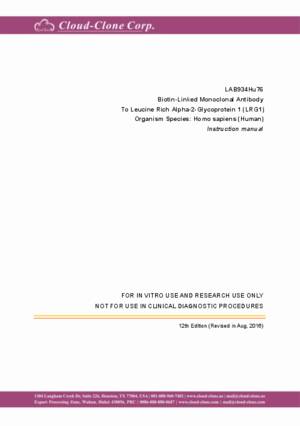Biotin-Linked-Monoclonal-Antibody-to-Leucine-Rich-Alpha-2-Glycoprotein-1-(LRG1)-LAB934Hu76.pdf