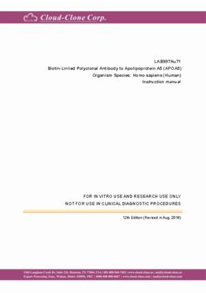 Biotin-Linked-Polyclonal-Antibody-to-Apolipoprotein-A5-(APOA5)-LAB997Hu71.pdf