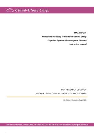 Monoclonal-Antibody-to-Interferon-Gamma-(IFNg)-MAA049Hu21.pdf