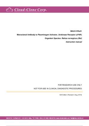 Monoclonal-Antibody-to-Plasminogen-Activator--Urokinase-Receptor-(uPAR)-MAA141Ra21.pdf