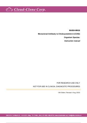 Monoclonal-Antibody-to-Cholecystokinin-8-(CCK8)-MAB044Mi28.pdf