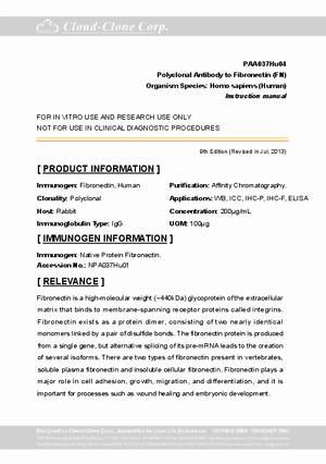 Polyclonal-Antibody-to-Fibronectin--FN--PAA037Hu04.pdf