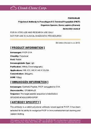 Polyclonal-Antibody-to-Procollagen-II-C-Terminal-Propeptide--PIICP--PAA964Hu08.pdf