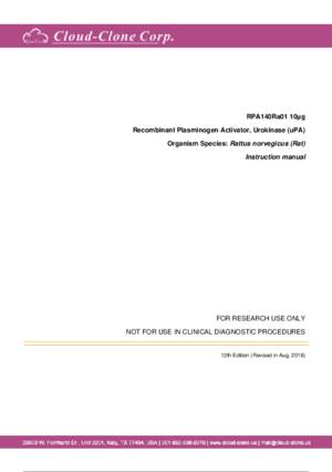 Recombinant-Plasminogen-Activator--Urokinase-(uPA)-RPA140Ra01.pdf