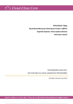 Recombinant-Monocyte-Chemotactic-Protein-4-(MCP4)-RPA216Hu01.pdf