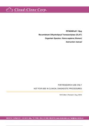 Recombinant-Dihydrolipoyl-Transacetylase-(DLAT)-RPA696Hu01.pdf