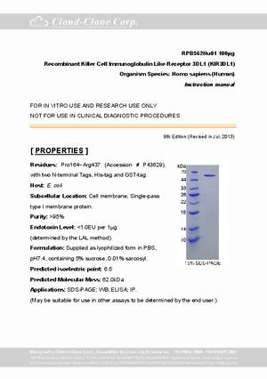 Killer-Cell-Immunoglobulin-Like-Receptor-3DL1--KIR3DL1--rP91562Hu01.pdf
