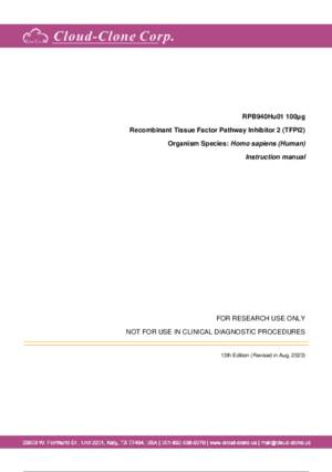 Recombinant-Tissue-Factor-Pathway-Inhibitor-2-(TFPI2)-RPB940Hu01.pdf