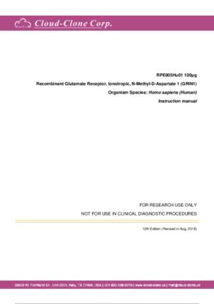 Recombinant-Glutamate-Receptor--Ionotropic--N-Methyl-D-Aspartate-1-(GRIN1)-RPE805Hu01.pdf