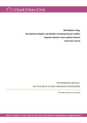 Recombinant-Ubiquitin-Like-Modifier-Activating-Enzyme-2-(UBA2)-RPG158Hu01.pdf