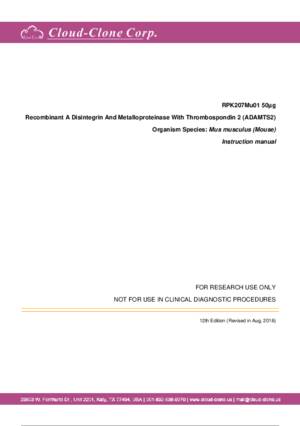 Recombinant-A-Disintegrin-And-Metalloproteinase-With-Thrombospondin-2-(ADAMTS2)-RPK207Mu01.pdf