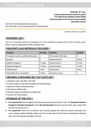 ELISA-Kit-for-S100-Calcium-Binding-Protein-(S100)-E90012Bo.pdf