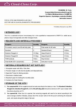 ELISA-Kit-for-Matrix-Metalloproteinase-10--MMP10--SEA098Rb.pdf