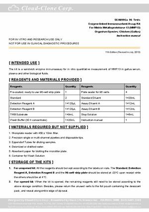 ELISA-Kit-for-Matrix-Metalloproteinase-13-(MMP13)-E90099Ga.pdf