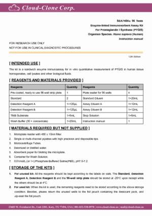 ELISA-Kit-for-Prostaglandin-I-Synthase-(PTGIS)-SEA740Hu.pdf