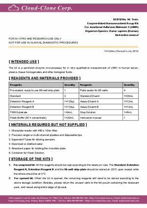 ELISA-Kit-for-Junctional-Adhesion-Molecule-1-(JAM1)-E91782Hu.pdf