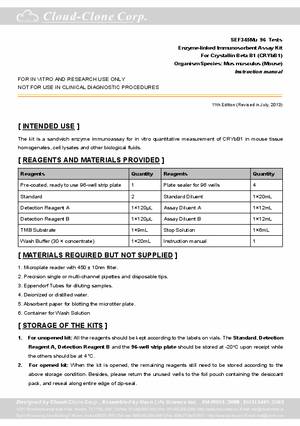 ELISA-Kit-for-Crystallin-Beta-B1--CRYbB1--SEF345Mu.pdf