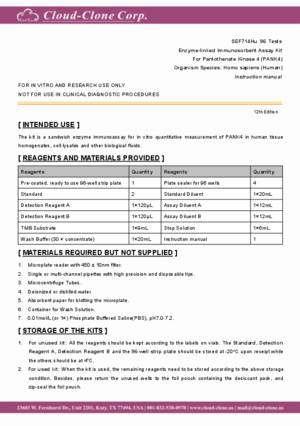 ELISA-Kit-for-Pantothenate-Kinase-4-(PANK4)-SEF714Hu.pdf