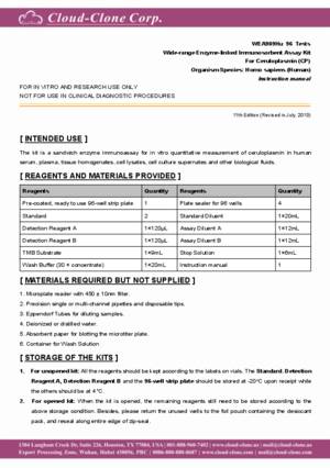 Wide-range-ELISA-Kit-for-Ceruloplasmin-(CP)-WEA909Hu.pdf