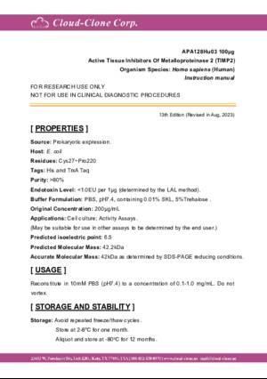 Active-Tissue-Inhibitors-Of-Metalloproteinase-2-(TIMP2)-APA128Hu03.pdf