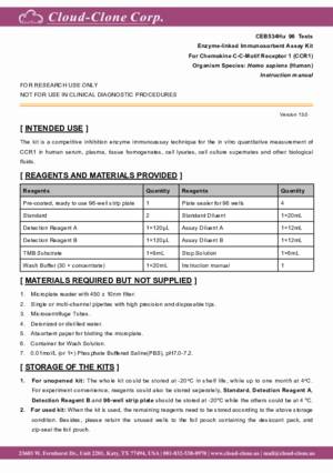 ELISA-Kit-for-Chemokine-C-C-Motif-Receptor-1-(CCR1)-CEB534Hu.pdf