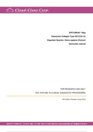 Eukaryotic-Collagen-Type-XIII-(COL13)-EPC138Hu61.pdf