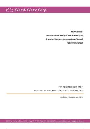 Monoclonal-Antibody-to-Interleukin-6-(IL6)-MAA079Hu27.pdf