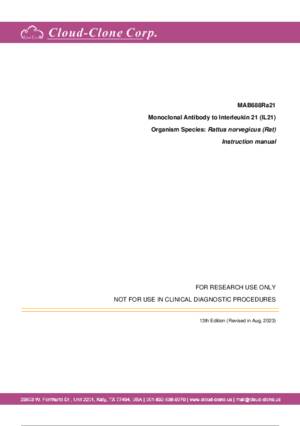 Monoclonal-Antibody-to-Interleukin-21-(IL21)-MAB688Ra21.pdf