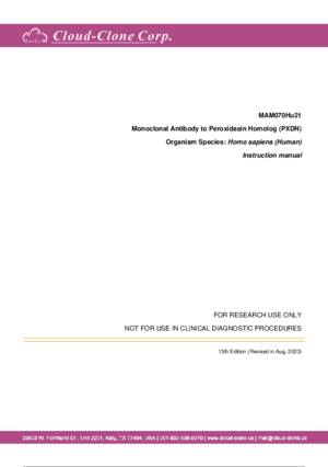 Monoclonal-Antibody-to-Peroxidasin-Homolog-(PXDN)-MAM070Hu21.pdf