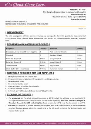 Mini-Samples-ELISA-Kit-for-Albumin-(ALB)-MEB028Hu.pdf