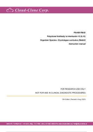 Polyclonal-Antibody-to-Interleukin-15-(IL15)-PAA061Rb52.pdf