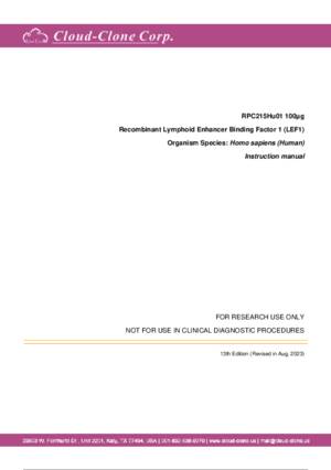 Recombinant-Lymphoid-Enhancer-Binding-Factor-1-(LEF1)-RPC215Hu01.pdf