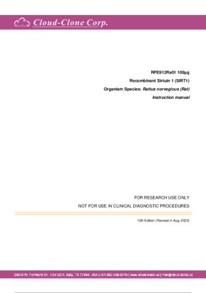 Recombinant-Sirtuin-1-(SIRT1)-RPE912Ra01.pdf
