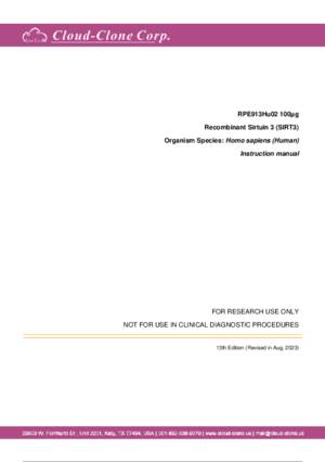Recombinant-Sirtuin-3-(SIRT3)-RPE913Hu02.pdf