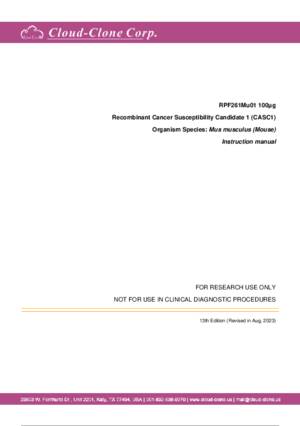 Recombinant-Cancer-Susceptibility-Candidate-1-(CASC1)-RPF261Mu01.pdf