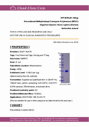 Recombinant-Methylmalonyl-Coenzyme-A-Epimerase-(MCEE)-RPF467Hu01.pdf