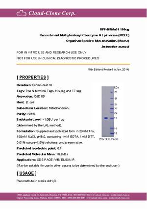 Recombinant-Methylmalonyl-Coenzyme-A-Epimerase-(MCEE)-RPF467Mu01.pdf