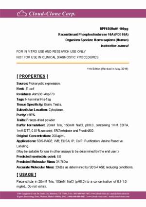 Recombinant-Phosphodiesterase-10A-(PDE10A)-RPF656Hu01.pdf