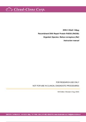 Recombinant-DNA-Repair-Protein-RAD50-(RAD50)-RPK111Ra01.pdf