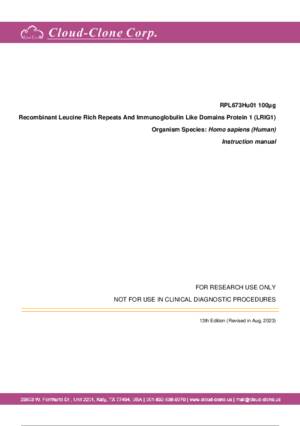 Recombinant-Leucine-Rich-Repeats-And-Immunoglobulin-Like-Domains-Protein-1-(LRIG1)-RPL673Hu01.pdf