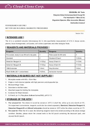 ELISA-Kit-for-Interleukin-1-Beta-(IL1b)-SEA563Mu.pdf